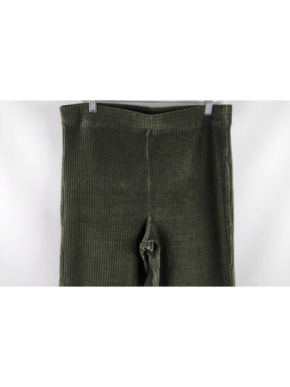 Aerie Pants Womens XL Green Wide Leg Wale Lounge Pants (32x32) - Picture 2 of 8